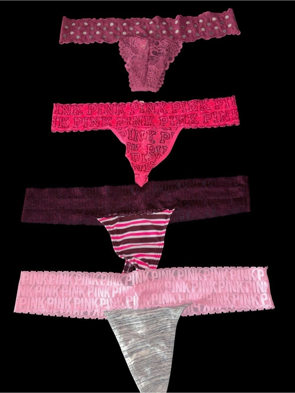 Victoria's Secret PINK Panty Set in Pink & Purple Like New